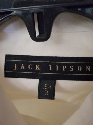 Jack Lipson Men's Ivory Dress Shirt Size 15 1/2 - Picture 3 of 4