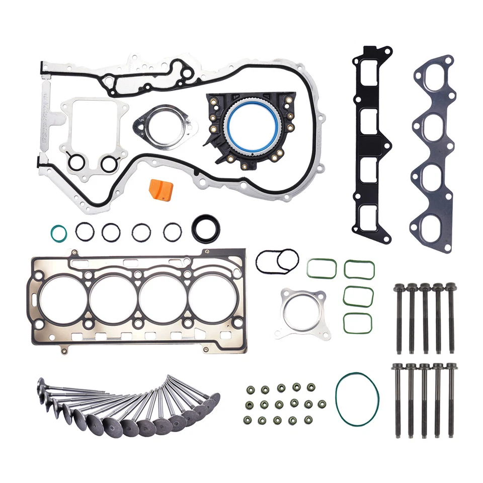 Zylinderkopfdichtung & Ventil & Schrauben Satz Für VW 1.4 TSI Golf Passat Fabia - Bild 2 von 4