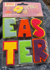 CPE NEW IMAGE 3D FELT SPRING FLING EASTER LAYERED DIMENSIONAL STICKERS 
