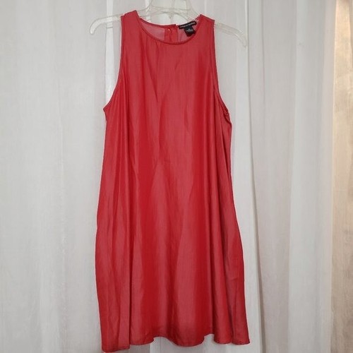 Chelsea & Theodore Tencel Lyocell Sleeveless Dress Fit & Flare Side Pockets
