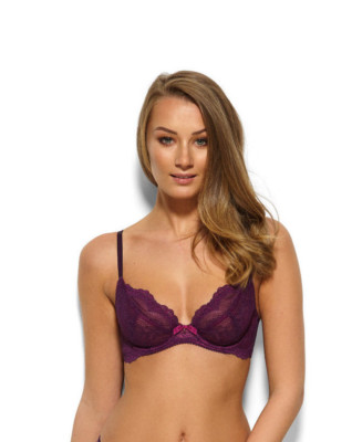 GOSSARD 7725 LACE Purple Plunge Bügel BH 70-85, B-I