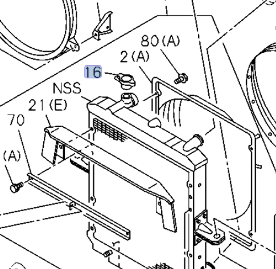 Radiator Cap for ISUZU NPR NQR 4HE1 4.8L 4HK1 5.2L 6HE1 7.1L 98-24 - Image 2 of 4