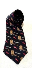 Cowboy Necktie Black Brown, Red by John Ashford 100% Silk made in USA