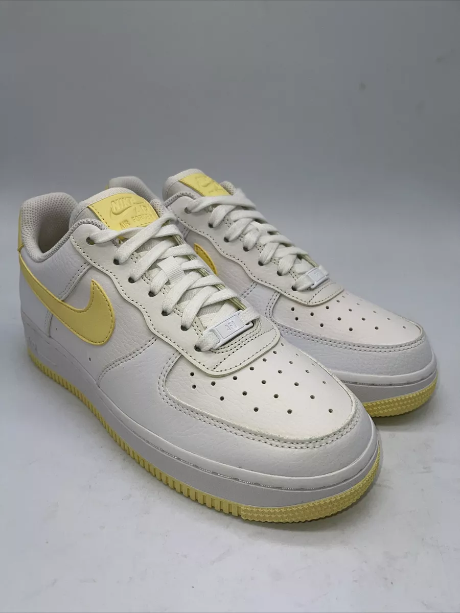 Nike Women's Air Force 1 '07 White/Bicycle Yellow-White - AH0287