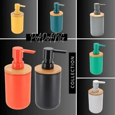 Soap and Lotion Pump Dispenser Padang with Bamboo Top - 10 fl oz