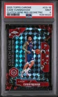 2025 TOPPS CHROME CLUTCH GENE RED GEOMETRIC #CG-18 CADE CUNNINGHAM 4/5 PSA 9