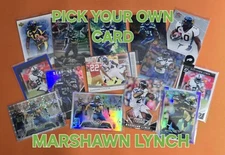 PICK YOUR MARSHAWN LYNCH CARD BASE, INSERTS, & MORE 🔵BILLS 🟢SEAHAWKS ⚫️RAIDERS