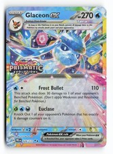 Glaceon ex (Promo timbrato) 026/131 Evoluzioni Prismatiche Holo Pokemon TCG Card NM