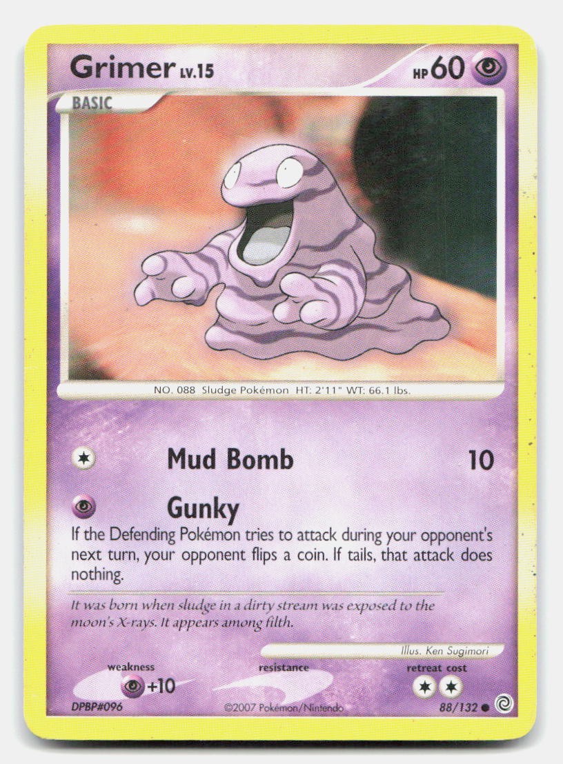 Grimer 88/132 Common Secret Wonders Pokemon MP