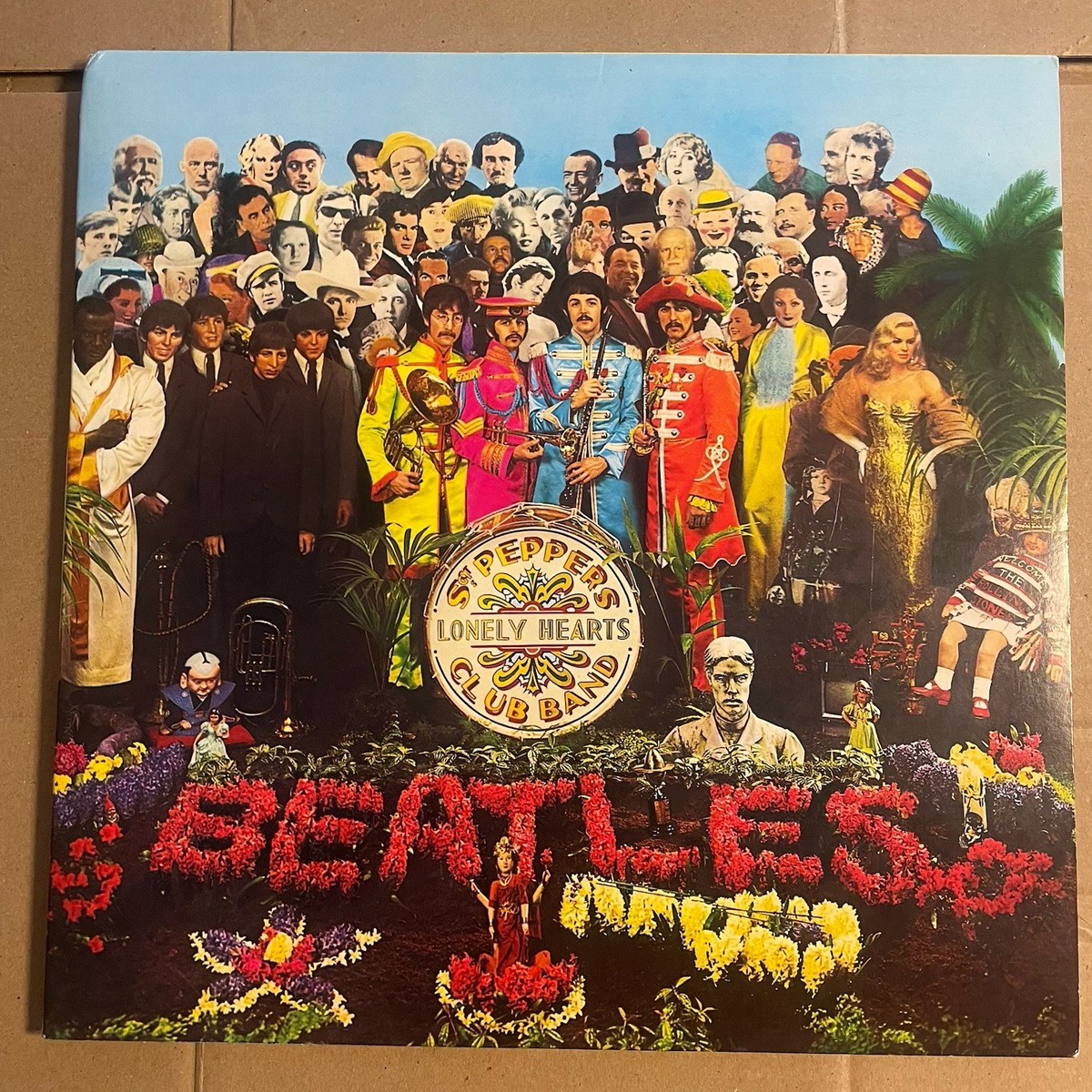 訳ありBeatles ビートルズ サージェントペッパー UK盤 PCS 7027 Beatles Sgt. Pepper's Lonely Hearts Club Band. PCS 7027 EMI