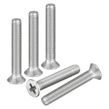 M2-0.4x16 Flat Head Machine Screws -100pcs -304 Stainless Steel -Silver