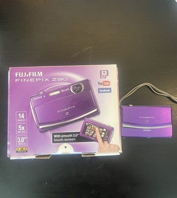 [Near Mint] FUJIFILM FinePix Z90 Purple 14.2MP 5x Zoom Digital Camera From Japan