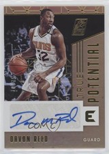 2017 Panini Essentials True Potential Signatures Gold 19/35 Davon Reed Auto ft8