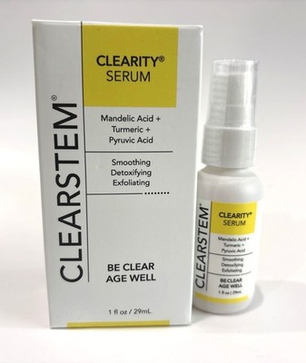 Clearstem Clearity  Serum Soothes Detoxifying Exfoliating 1 oz NIB