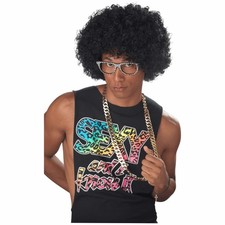 Jumbo Afro Black Hippie Pimp Disco Men Costume Wig