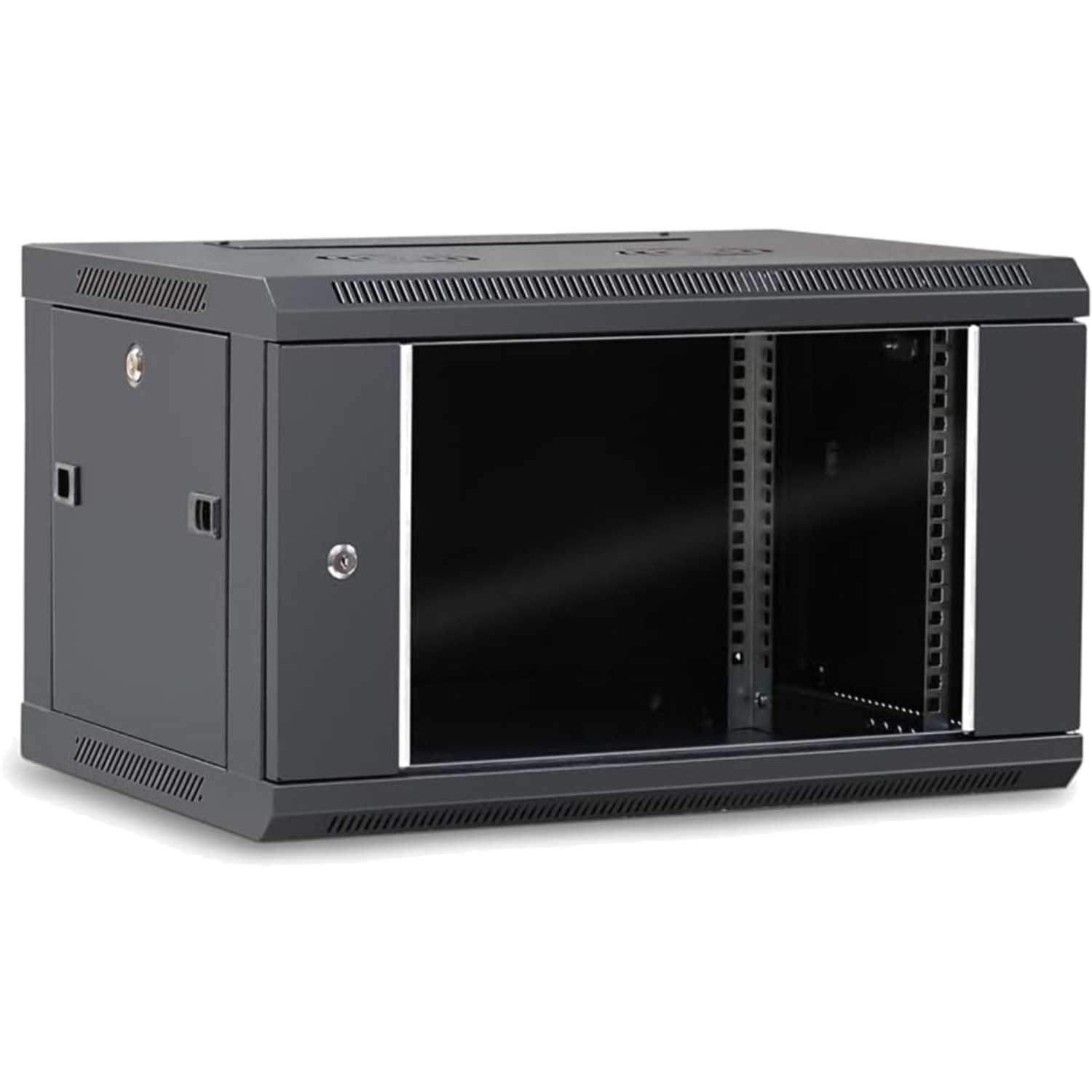 Coffret Réseau 19 Pouces 6U en Acier Renforcé pour une Protection Longue Durée