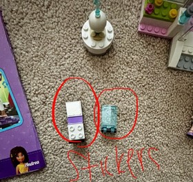 LEGO Friends 3187 Butterfly Beauty Shop 95% Complete w/ Instructions, 2 Dolls