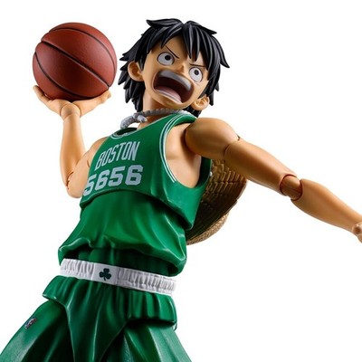 ONE PIECE × NBA ルフィ BOSTON CELTICS S.H. Figuarts ONE PIECE×NBA Monkey D. Luffy BOSTON CELTICS ver