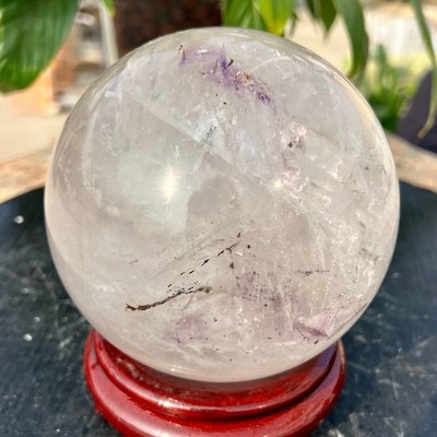 6.3LB  Natural Clear Quartz Sphere Large Crystal Ball Reiki Healing