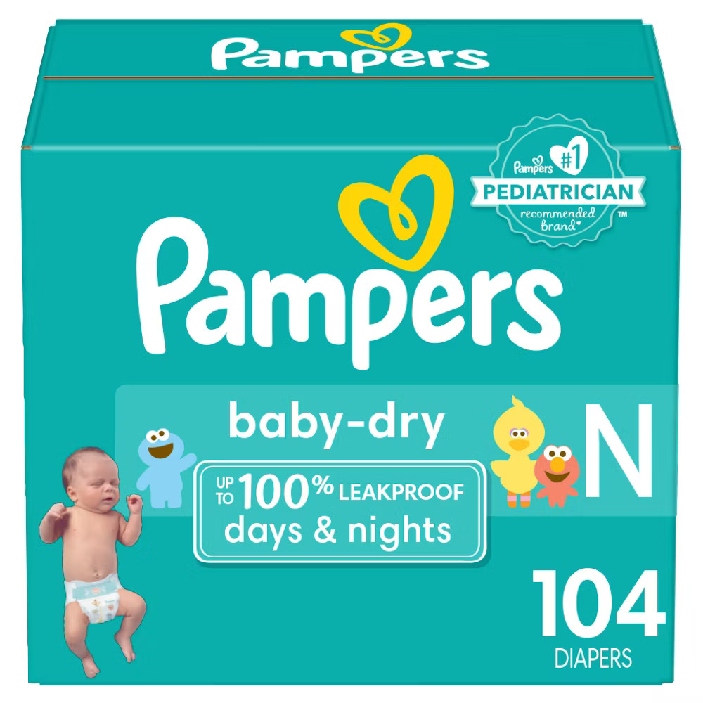 S Super Pack - Newborn - 104ct