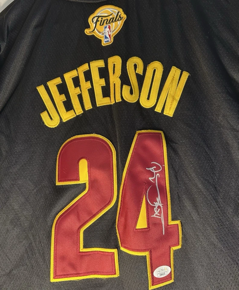 Richard Jefferson Signed Cleveland Cavaliers NBA Finals Jersey Sleeved JSA COA - Image 2 of 4