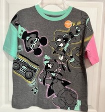 Disney Jumping Beans Mickey Donald Goofy Pluto Oversized Shirt Boy Size 8 NEW