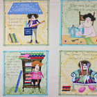 Fifi's Fabric Follies Fabric Panel Quilt Shop Quality Cotton 24" x 44" — photo 4