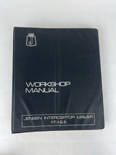 Jensen Interceptor MKII, MKIII, FF Factory Workshop Manual in the Jensen Binder