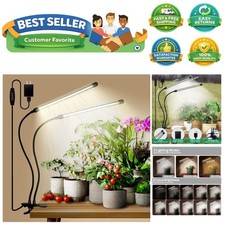 Grow Lights for Indoor Plants - 84 LED Full Spectrum Clip Plant Growing Light...