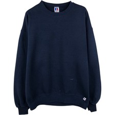 Used 90'S Russell Blank Sweatshirt Made in USA Men's XL equivalent Vintage