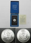 GSA19  1883-CC GSA Morgan Dollar Choice/Gem BU, Box and COA
