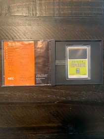 1989 NEC Turbo Grafx 16 Dungeon Explorer Case, Manual, HuCard *Good Condition*