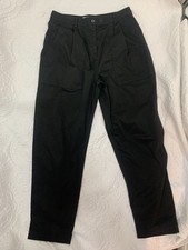 Nili Lotan Cotton Cargo Pants Black Size 8 New w out 400 msrp Similar to Shon