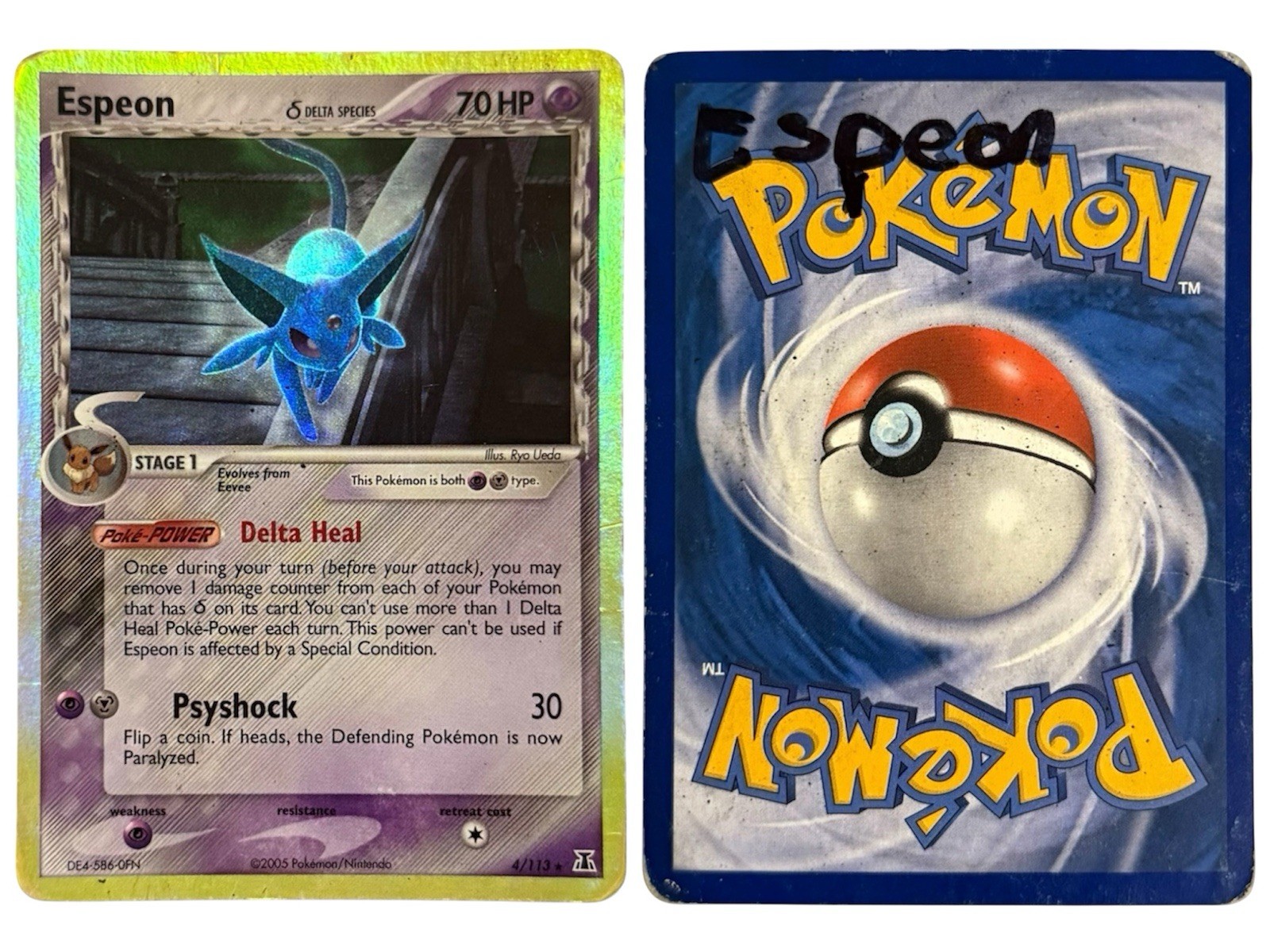 Espeon (Delta Species) 4/113 EX Delta Species Holo