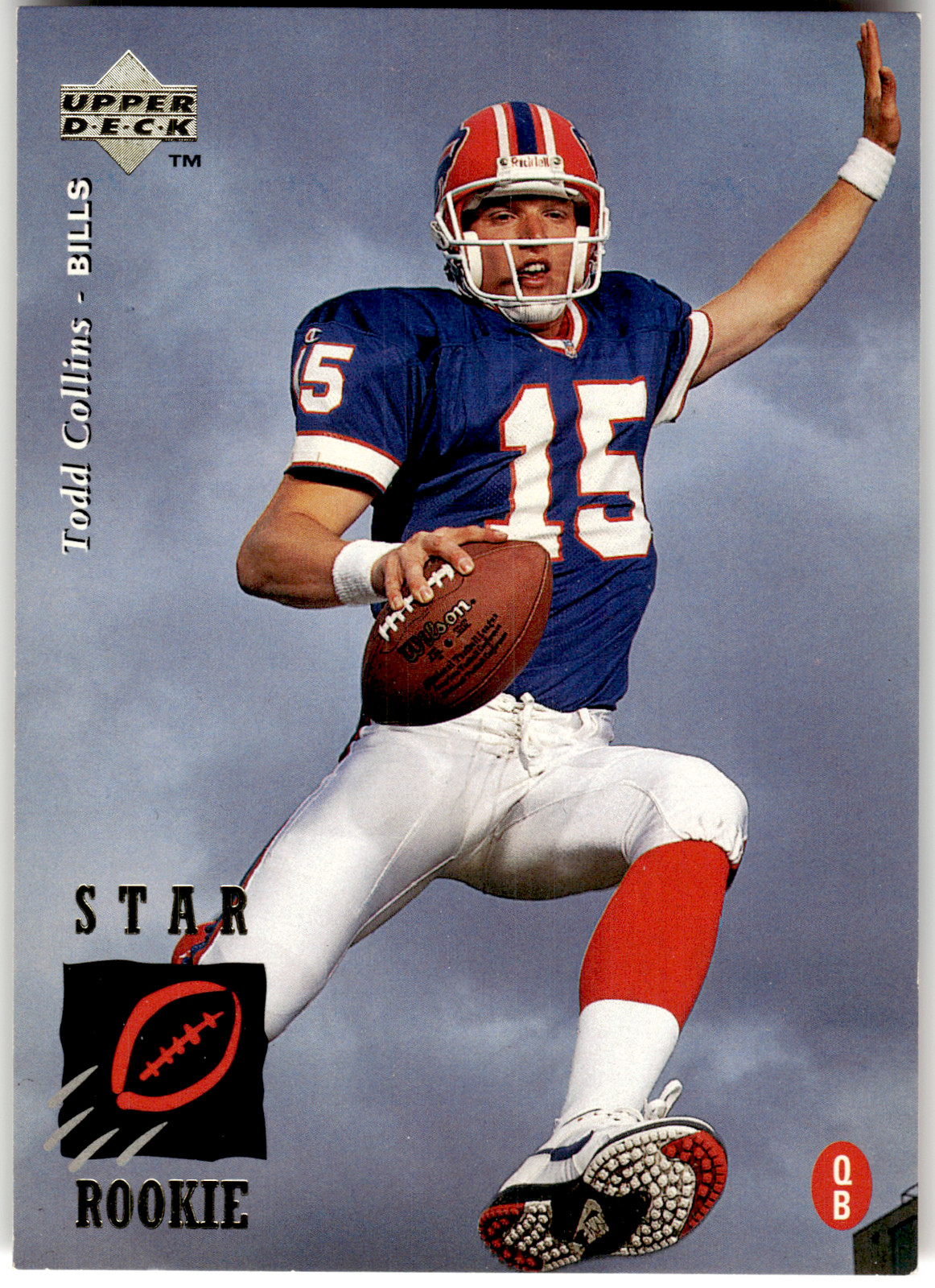 1995 Upper Deck #24 TODD COLLINS Buffalo Bills RC