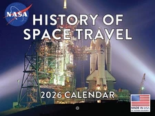 Space Travel NASA Calendar 2026 Rocket Monthly Wall Calender 12 Month 12x18