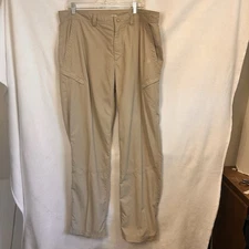 North Face Cargo Pants Mens 38x32 Tan  Rip Stop Lightweight Utility Hiking EUC