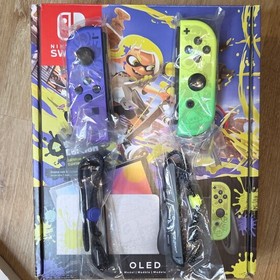 Nintendo Switch Splatoon 3 Edition Joy-Con Controller LR & Straps Set NO CONSOLE