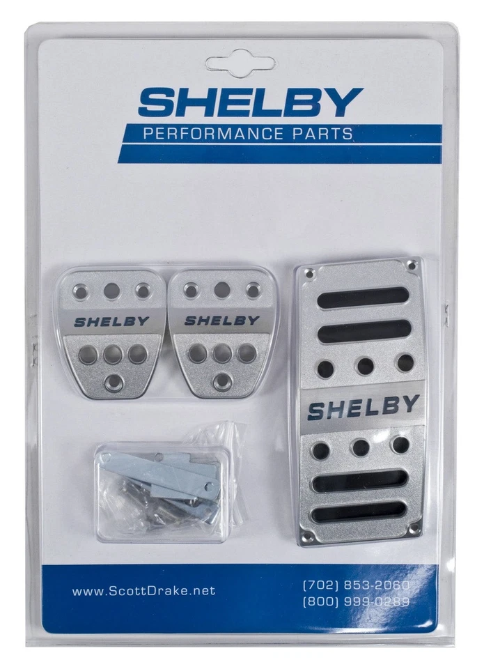 Ford Mustang Shelby GT GT500 2005-2014 Billet Gas Freno Embrague Pedal Cubiertas Foto 4 de 4