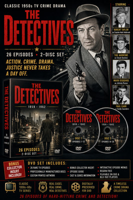 The Detectives (1959) Classic Crime TV  Collectors DVD 30 Episodes