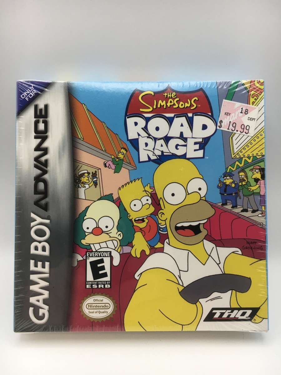 Simpsons Road Rage (Nintendo Game Boy Advance, 2003) for sale