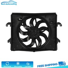 624040 Radiator Cooling Fan Assembly For 2013 2014 2015 16-2018 Ram 1500 3.6L V6
