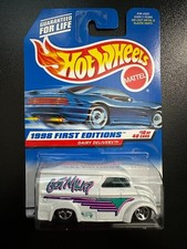Hot Wheels #645 | Dairy Delivery (White) | 1998 First Editions