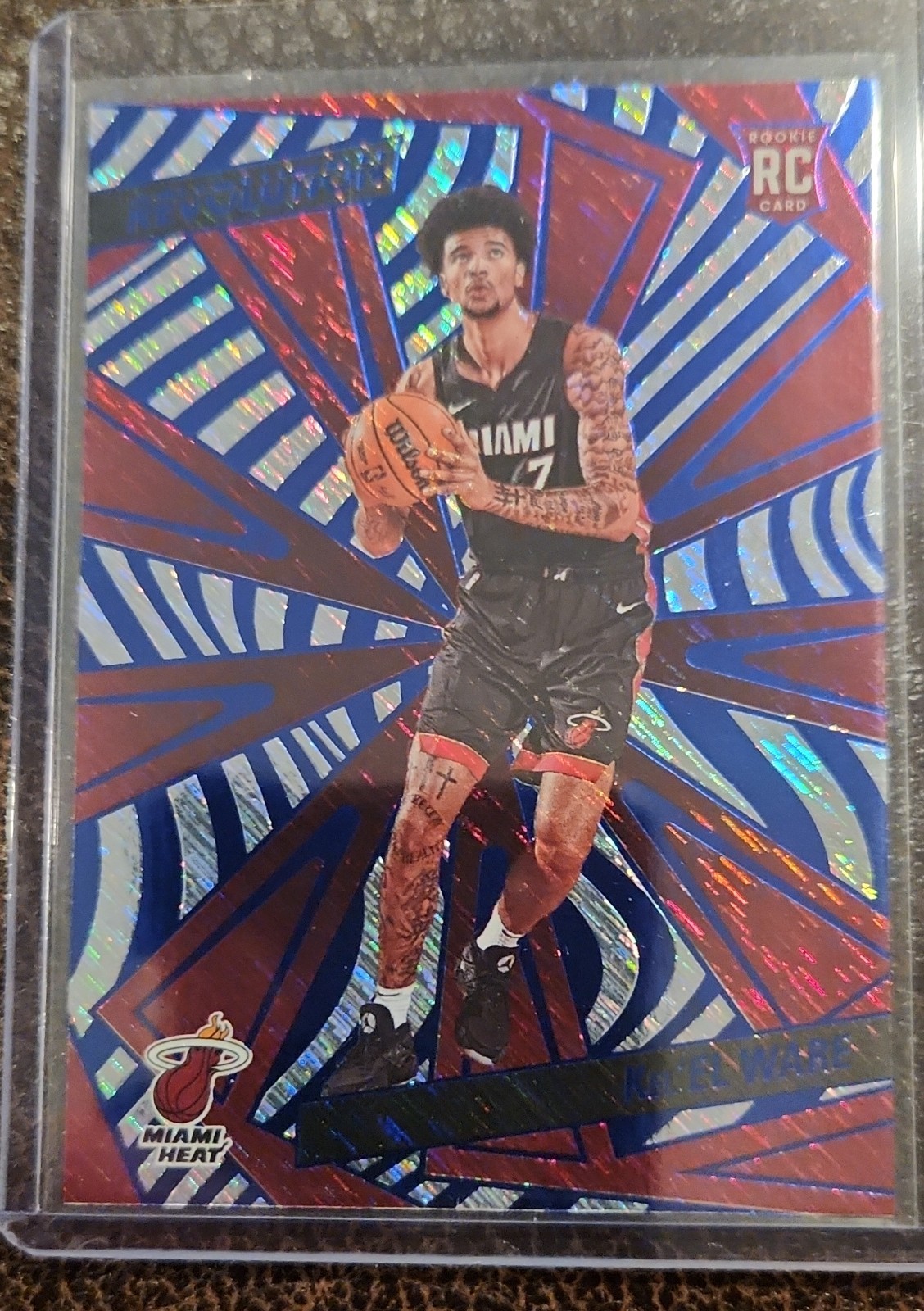 2024-25 Panini Revolution - Rookies Kel'el Ware #102 Blue Storm (RC)