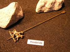 Reiterpendel 23 cm Zaanse Clock Pendulum Schippertje Friesenuhr Doppelhaken Nr01