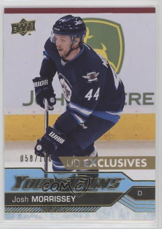 2016-17 Upper Deck Young Guns Exclusives 58/100 Josh Morrissey #226 v7k