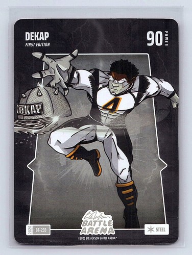 DEKAP (DK Metcalf) Bo Jackson Battle Arena #293 Battlefoil Steel