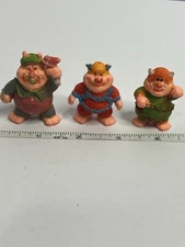 Vintage 1986 Soma My Pet MONSTER MAN Soft PVC Figures MASTER Lot Of 3 Rare Toys