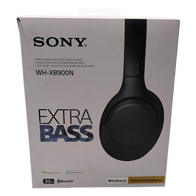 Sony WH-XB900N Bluetooth Noise Cancelling Kopfhörer (Extra Bass, 30h Akku, Alexa