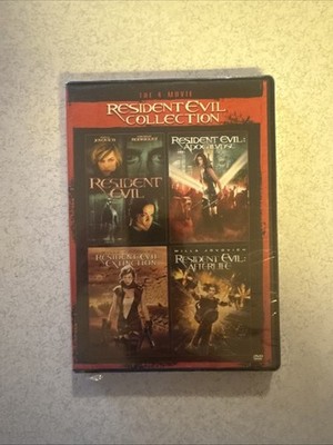New! Resident Evil 4 Movie Collection, Afterlife, Apocalypse,Extinction +(DVD)